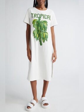 FARM Rio Tropical Graphic Print Tee Dress